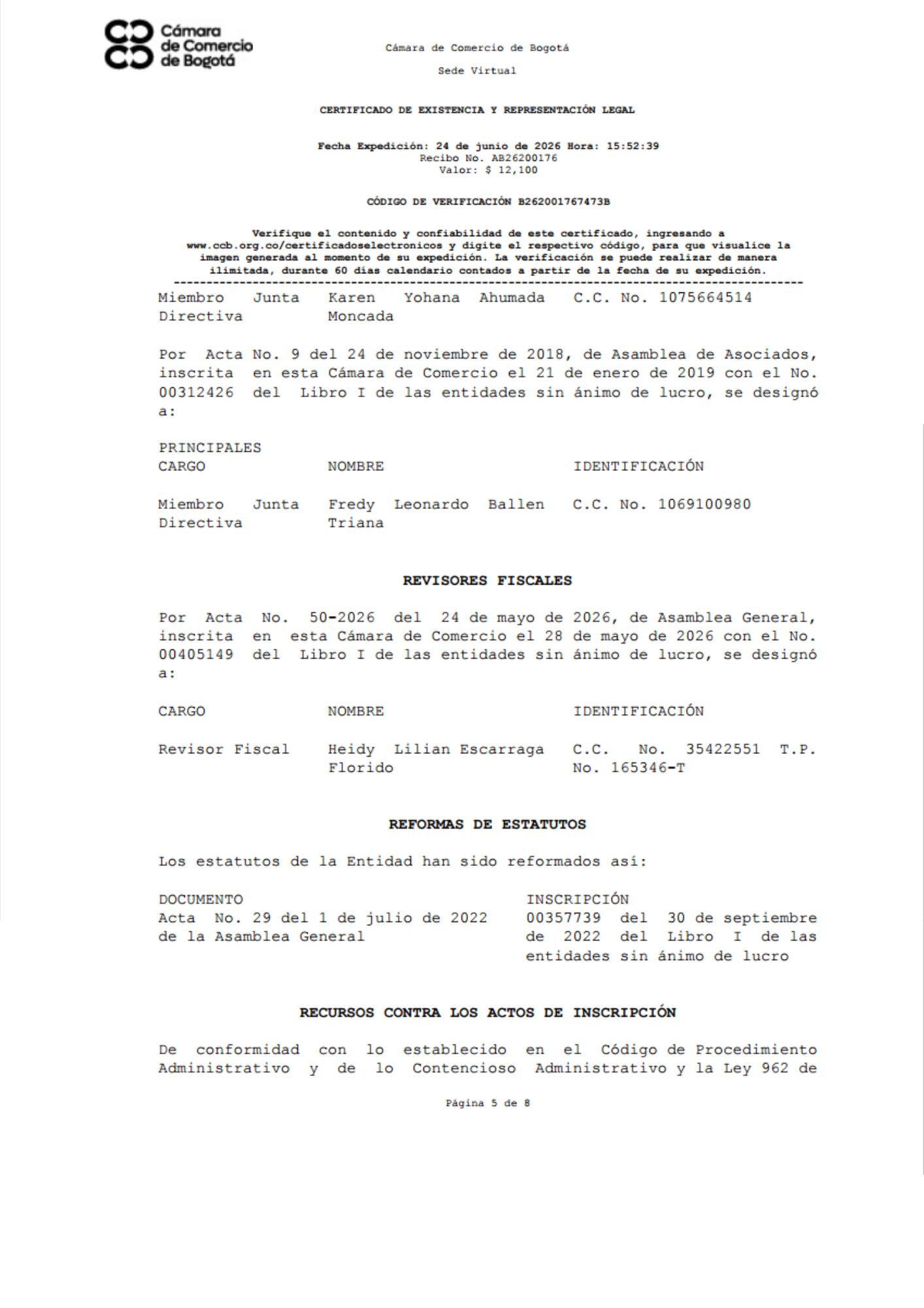 Informe anual
