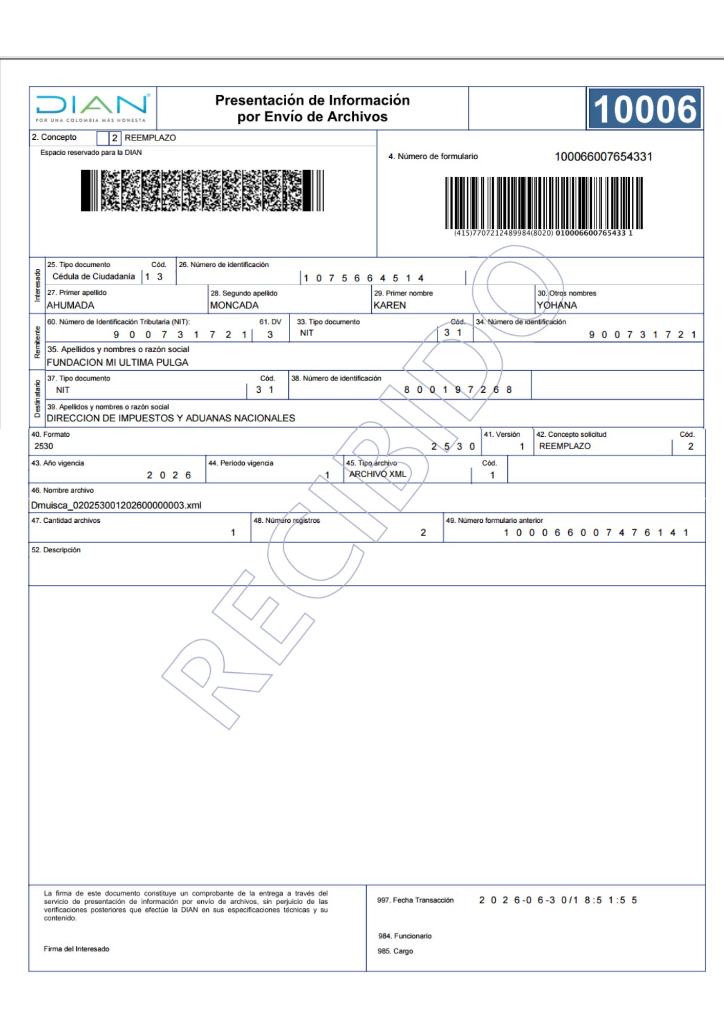 Informe anual